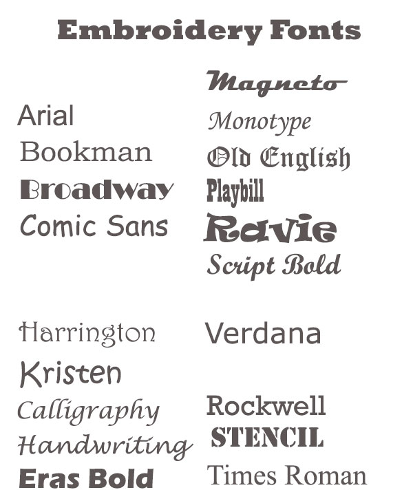 2 NEW embroidery fonts 1